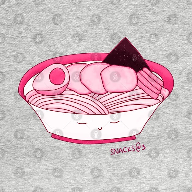 Ramen in PINK by Snacks At 3